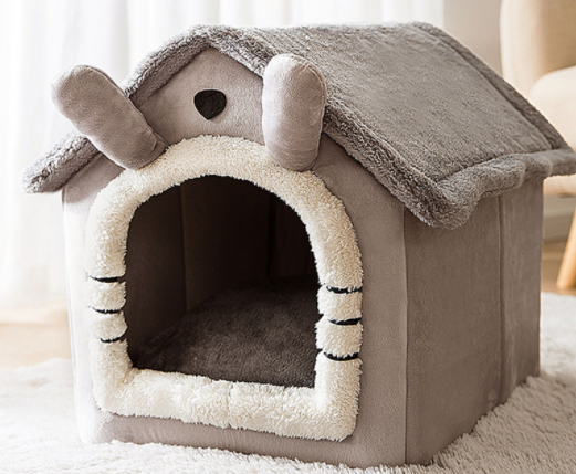 StarRoof™  Warm Foldable Plushy Pet House