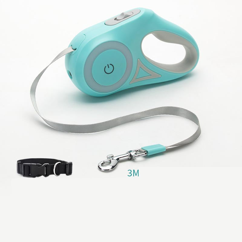 SmartLeash™  Retractable Leash With LED Flashlight For Pets