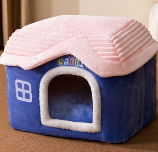 StarRoof™  Warm Foldable Plushy Pet House