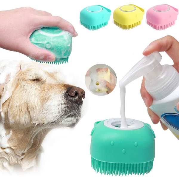 BathTime™  Silicone Bath Brush With Soap Dispenser