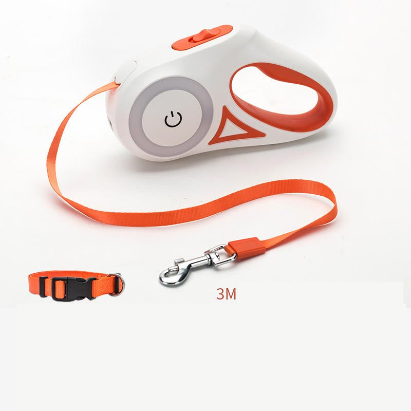 SmartLeash™  Retractable Leash With LED Flashlight For Pets