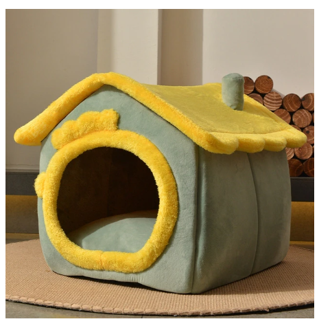 StarRoof™  Warm Foldable Plushy Pet House