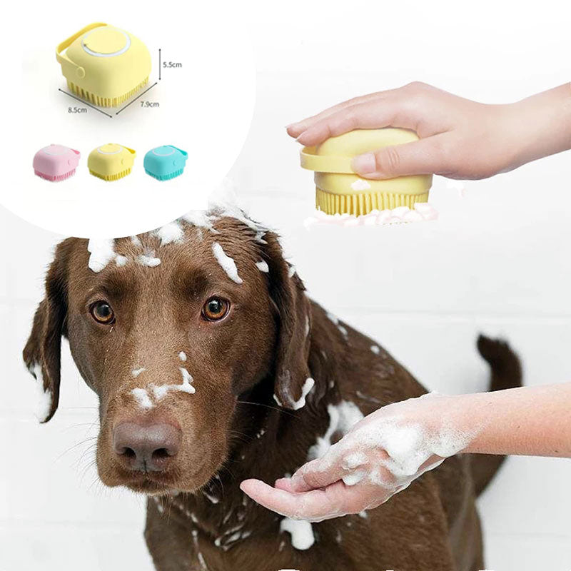 BathTime™  Silicone Bath Brush With Soap Dispenser