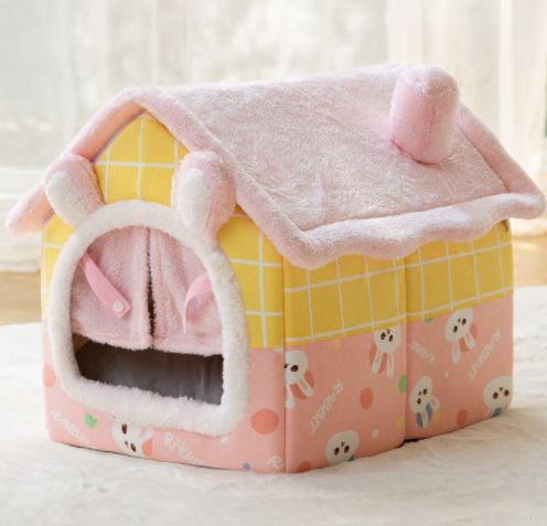 StarRoof™  Warm Foldable Plushy Pet House