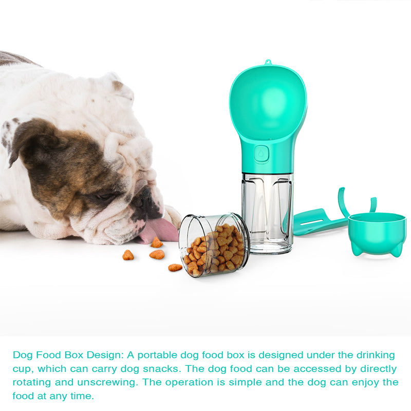 SmartFeeder™  3 in 1 Portable Feeding Bottle With Water + Treats + Garbage Bags