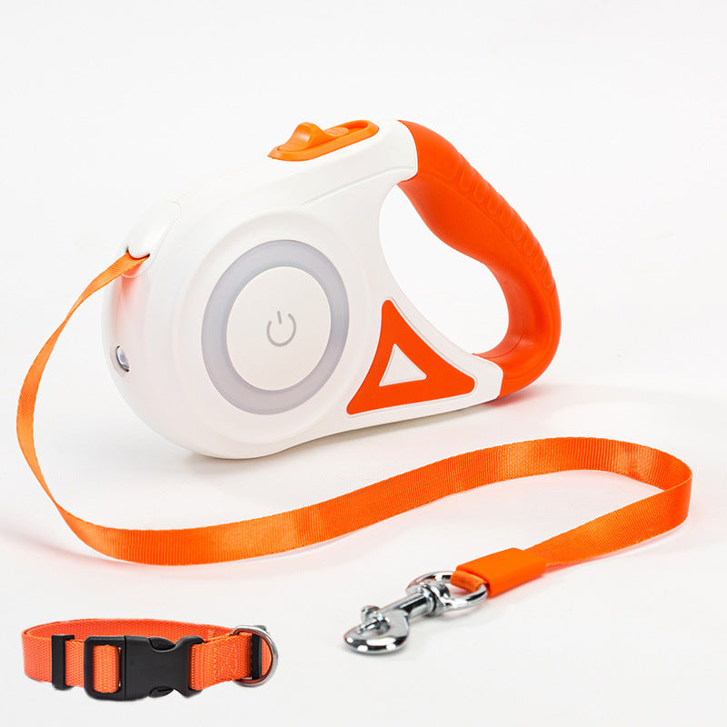 SmartLeash™  Retractable Leash With LED Flashlight For Pets