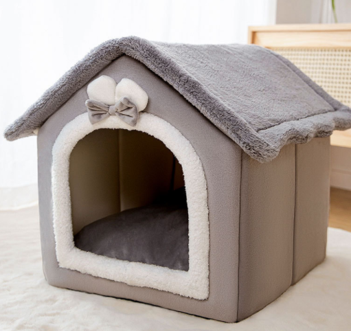 StarRoof™  Warm Foldable Plushy Pet House